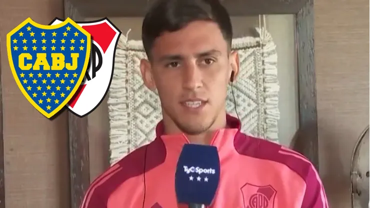 Matías Rojas habló tras su llegada a River