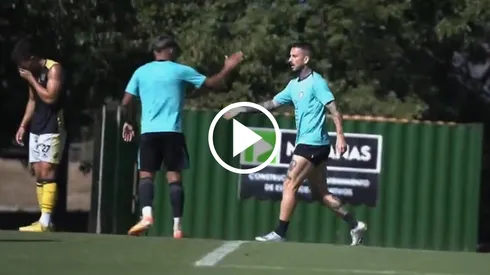 El Pipa la rompió en un amistoso con Olimpia.