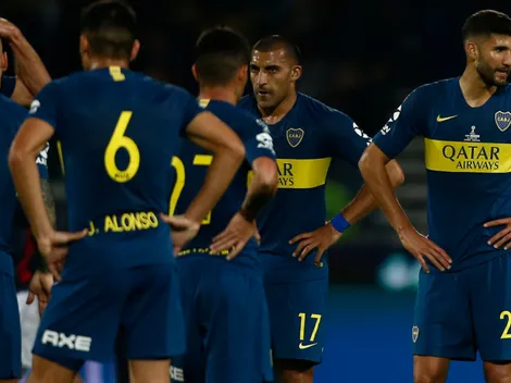 Wanchope Ábila se cruzó con dos excompañeros que tuvo en Boca en la terminal de Buquebus: "Amigos"