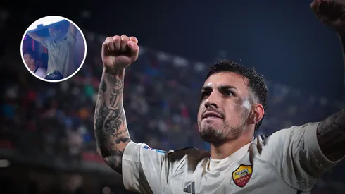 Un grupo de hinchas de Boca se acordó de Paredes.