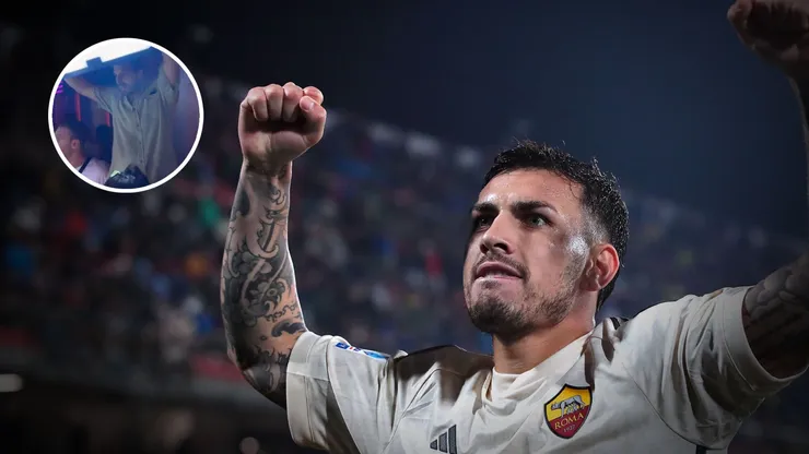 Un grupo de hinchas de Boca se acordó de Paredes.