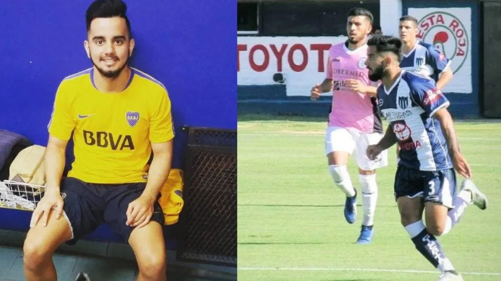 Pinto fue una promesa de Boca y jugó en el ascenso. (Instagram)