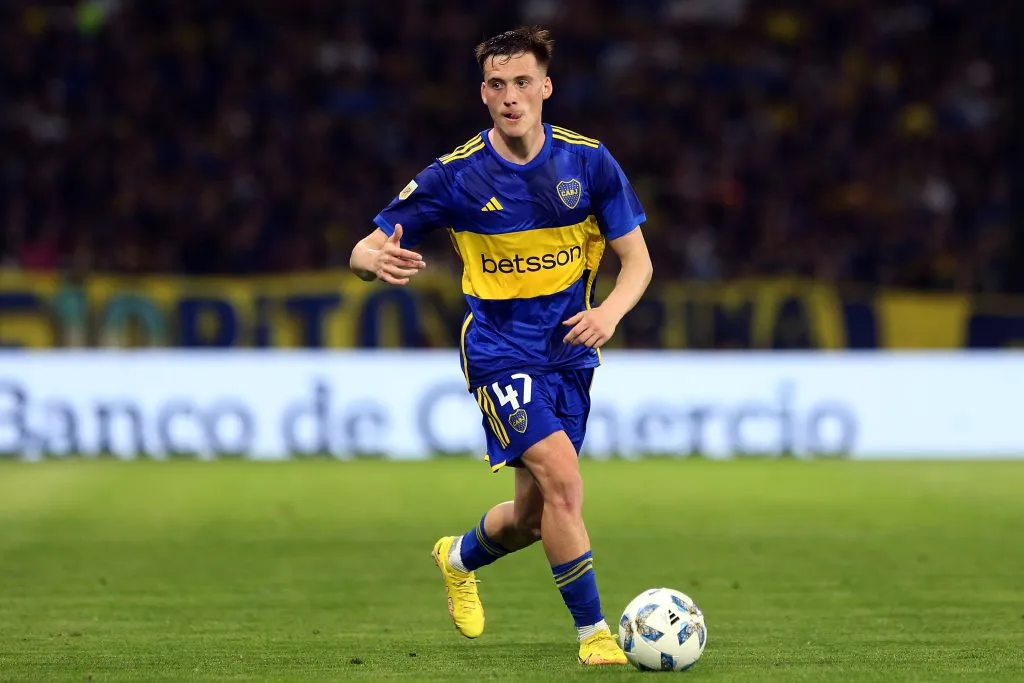 Jabes Saralegui en Boca. (Getty Images)