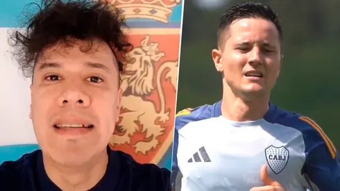 Gastón Castro quiso hablar con Ander Herrera en Ezeiza.