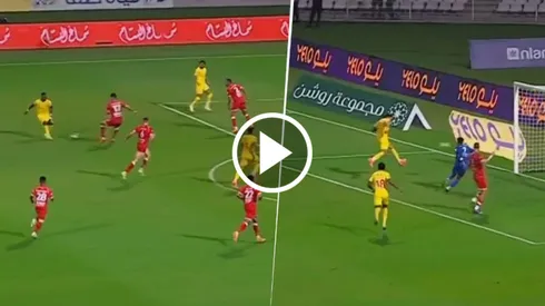 El primer gol de Equi Fernández en Arabia Saudita.