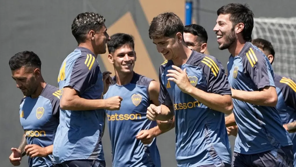 Boca se entrena en Ezeiza. (Boca Juniors)