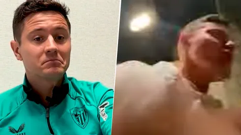 No es la primera vez que Ander Herrera es increpado por un hincha del Real Zaragoza.