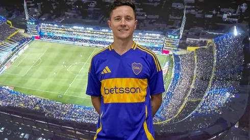 Ander, listo para defender los colores más lindos del mundo.