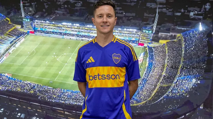 Ander, listo para defender los colores más lindos del mundo.