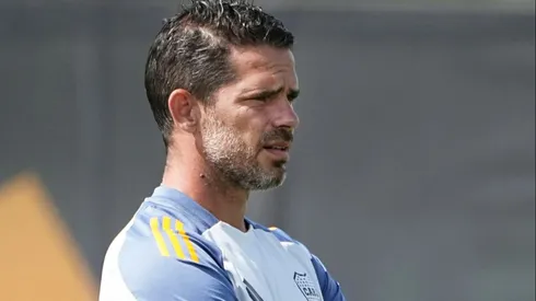 Gago planea el partido ante Argentinos el domingo en La Bombonera.