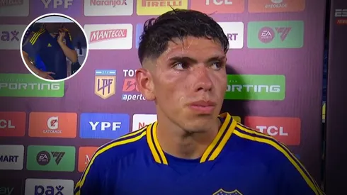 Palacios habló con Riquelme tras la victoria ante Huracán.