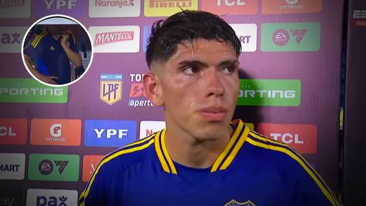Palacios habló con Riquelme tras la victoria ante Huracán.