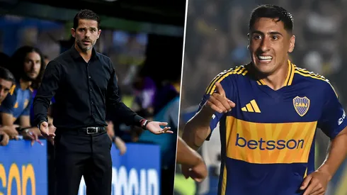 Gago habló de la situación de Merentiel como suplente.