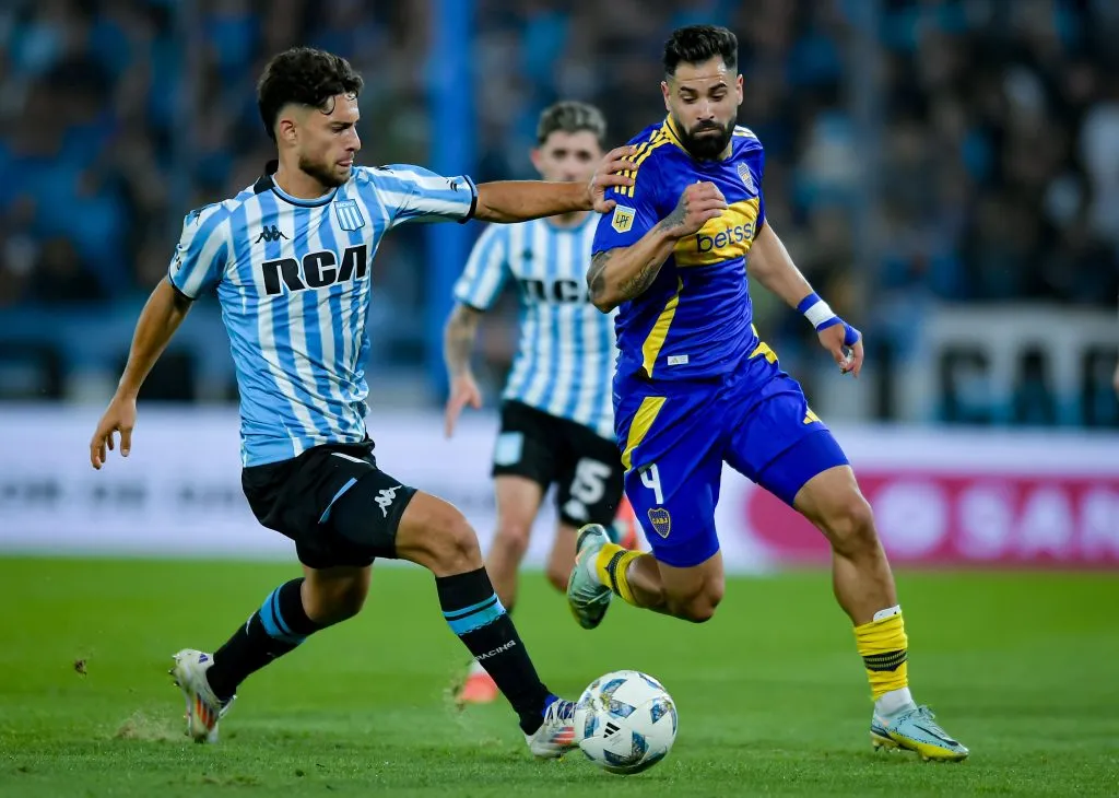 Boca vs. Racing se jugará el sábado a las 22:15 (Getty Images)