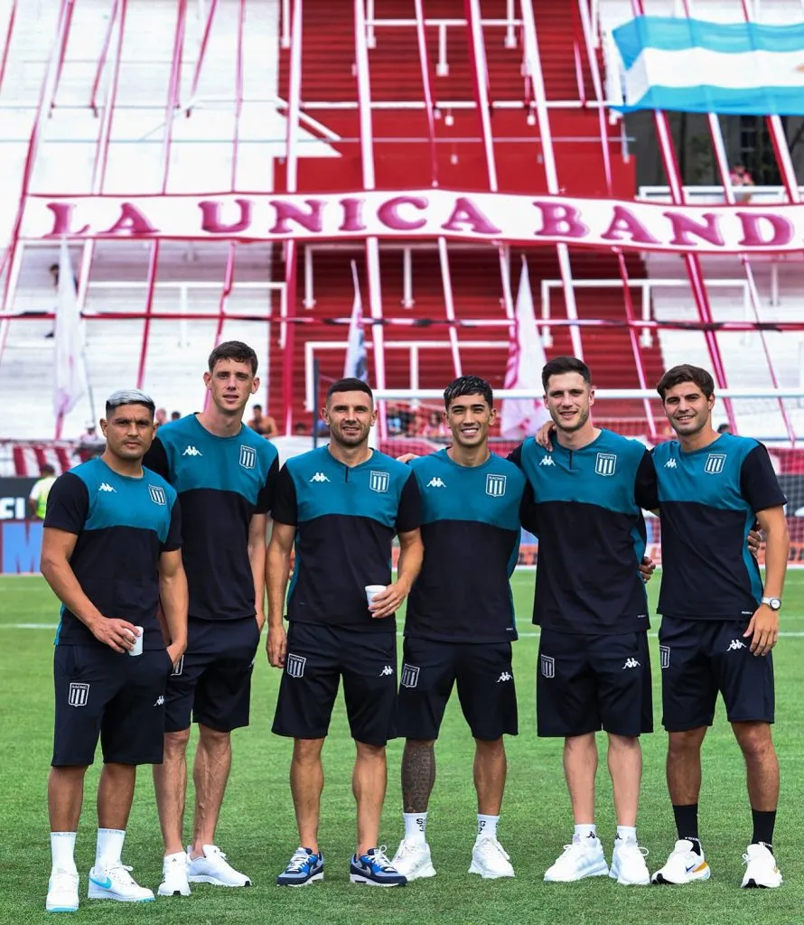 Racing, tocado de cara al clásico del sábado. Foto: Prensa Racing Club.