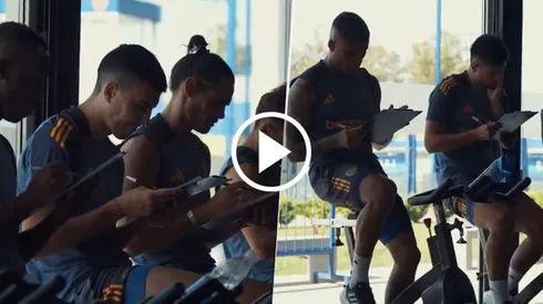 La inusual actividad en el entrenamiento de Boca.