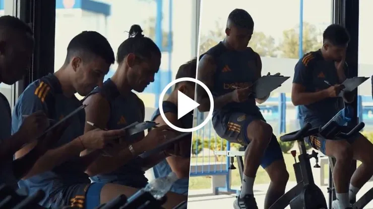 La inusual actividad en el entrenamiento de Boca.