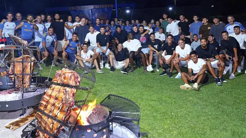 El asado del plantel de Boca