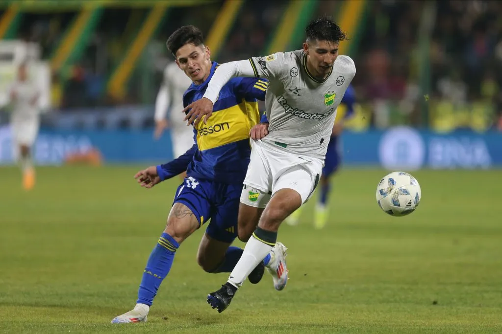 Aaron Molinas en Defensa y Justicia vs. Boca (Getty Images)
