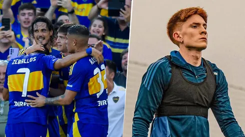 Un jugador de Boca hizo caer el pase de Barco al Porto.