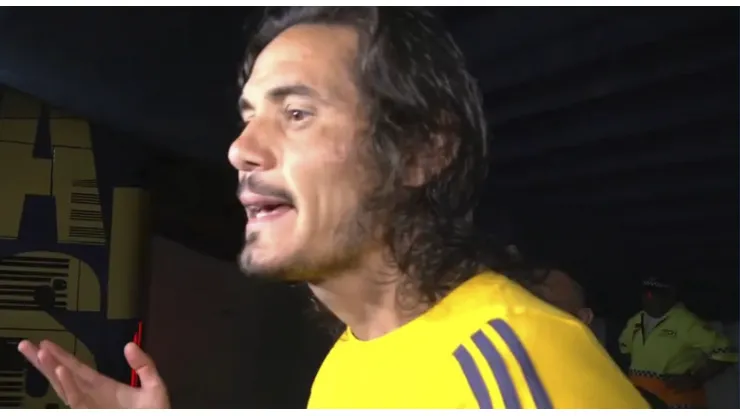 Edinson Cavani, delantero de Boca
