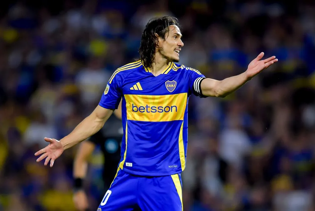Edinson Cavani en Boca (Getty Images)