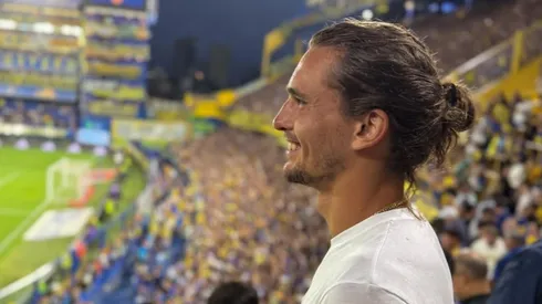 Alexander Zverev estuvo en La Bombonera y dejó un mensaje especial.