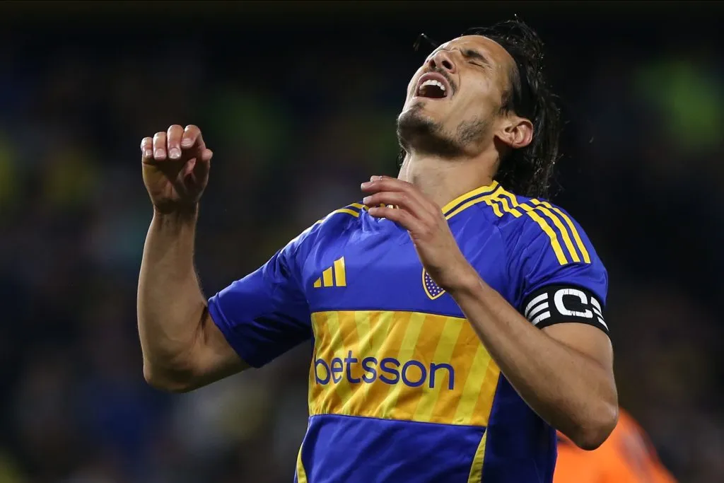 Edinson se lesionó y es una nueva baja en Boca. (Getty)