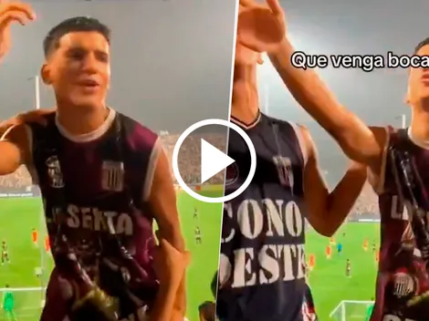 VIDEO | El cantito de la hinchada de Alianza Lima para Boca que fue viral: "¿Eh?"