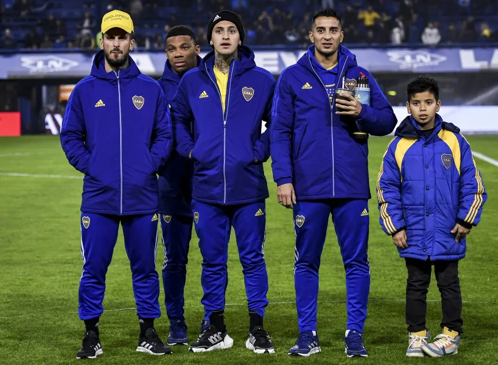 Diego González y Darío Benedetto se reencontraron en Boca. (Getty Images)