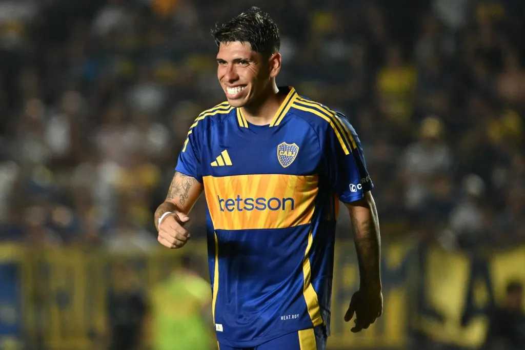 Carlos Palacios, otra figura destacada en Boca-Banfield. (Getty)