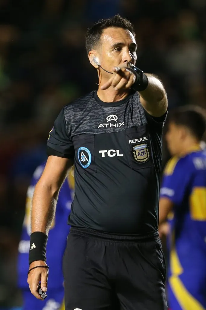 Pablo Dóvalo, árbitro del Boca-Banfield. (Getty)