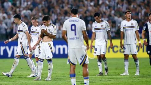 El jugador de Boca que terminó con molestias en el duelo con Alianza Lima.