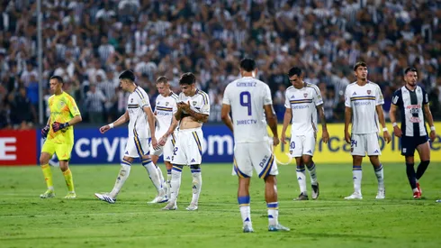 Un Boca cabizbajo en Perú. Foto: Getty.