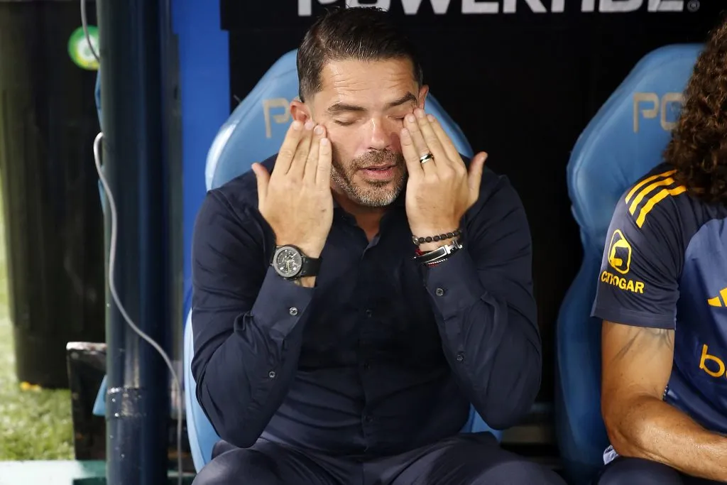 El discurso de Riquelme fue, en parte, apuntado hacia Fernando Gago. (Getty)