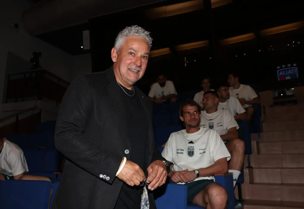 Baggio, leyenda del fútbol italiano. (Getty)