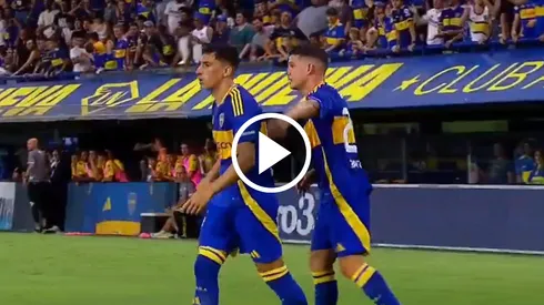 Merentiel le dio el triunfo a Boca.