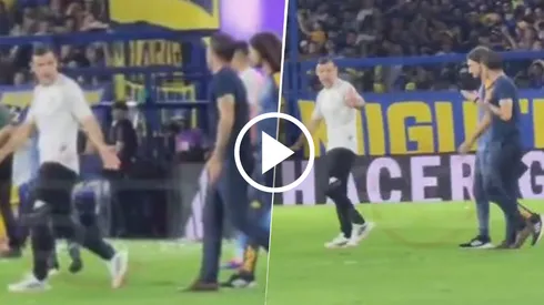 El cruce de Fernando Gago con el DT de Aldosivi