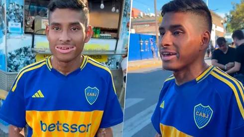 Un hincha de Boca conoció La Bombonera por primera vez.