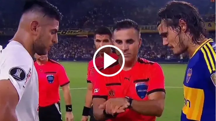 El error de Cavani en el sorteo de los penales en Boca vs. Alianza Lima