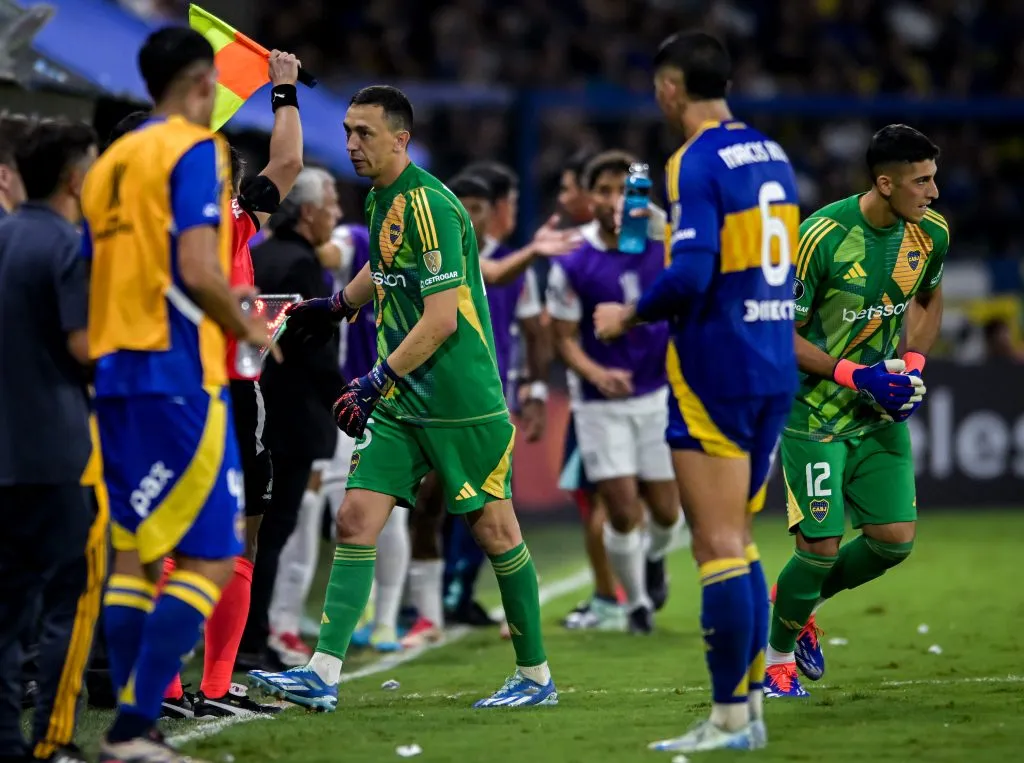 Agustín Marchesín fue reemplazado por Leandro Brey (Getty Images)