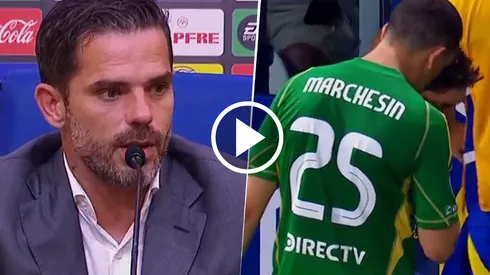 Fernando Gago habló sobre el cambio de Marchesín por Brey