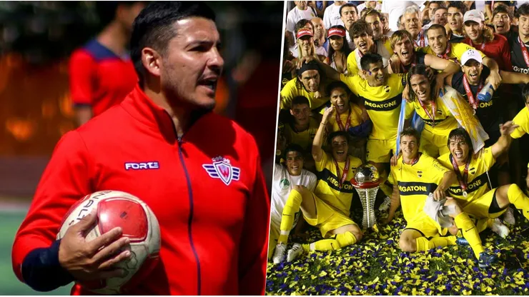 Pochi Chávez, de jugar en Boca a dirigir en Bolivia.