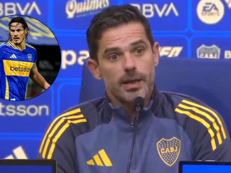 Gago habló de la mala racha de Edinson Cavani en Boca: "Hizo 500 goles, no le puedo enseñar"