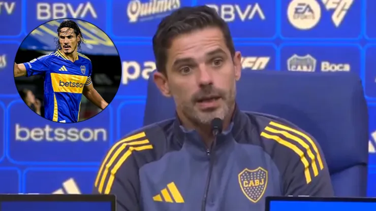 Gago habló sobre la mala racha de Cavani.