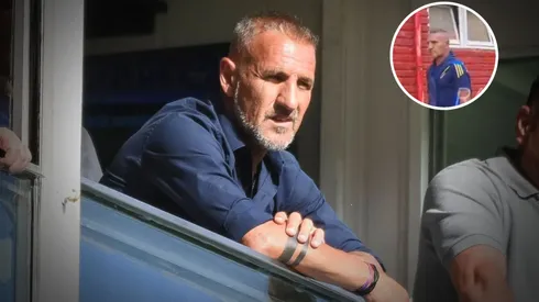 Cascini viajó a Santa Fe y captaron su presencia en el predio de Unión.