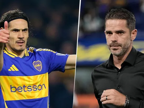 La postura de Cavani que Gago valora: "Sorprende para bien"