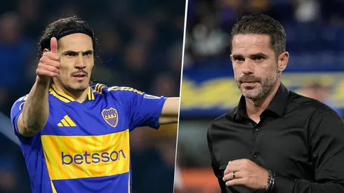 La postura de Cavani que le cayó bien a Gago.