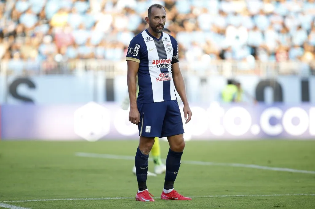 Hernán Barcos en Alianza Lima vs. Deportes Iquique (Foto: Libertadores Oficial)