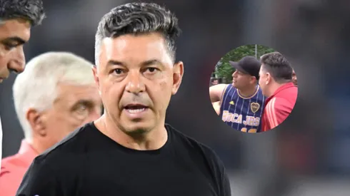 El Muñeco fue sorprendido en Ezeiza.